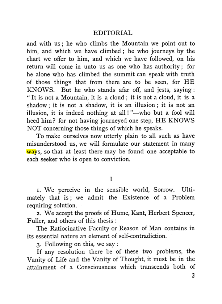 Original scan of The Equinox (Volume I, Number II), PDF page 11