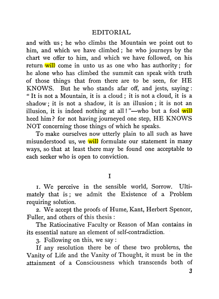 Original scan of The Equinox (Volume I, Number II), PDF page 11
