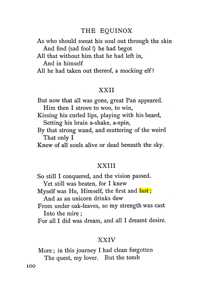 Original scan of The Equinox (Volume I, Number II), PDF page 110