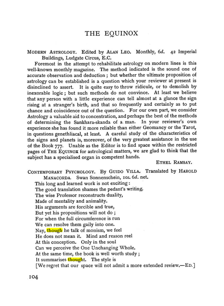 Original scan of The Equinox (Volume I, Number II), PDF page 114