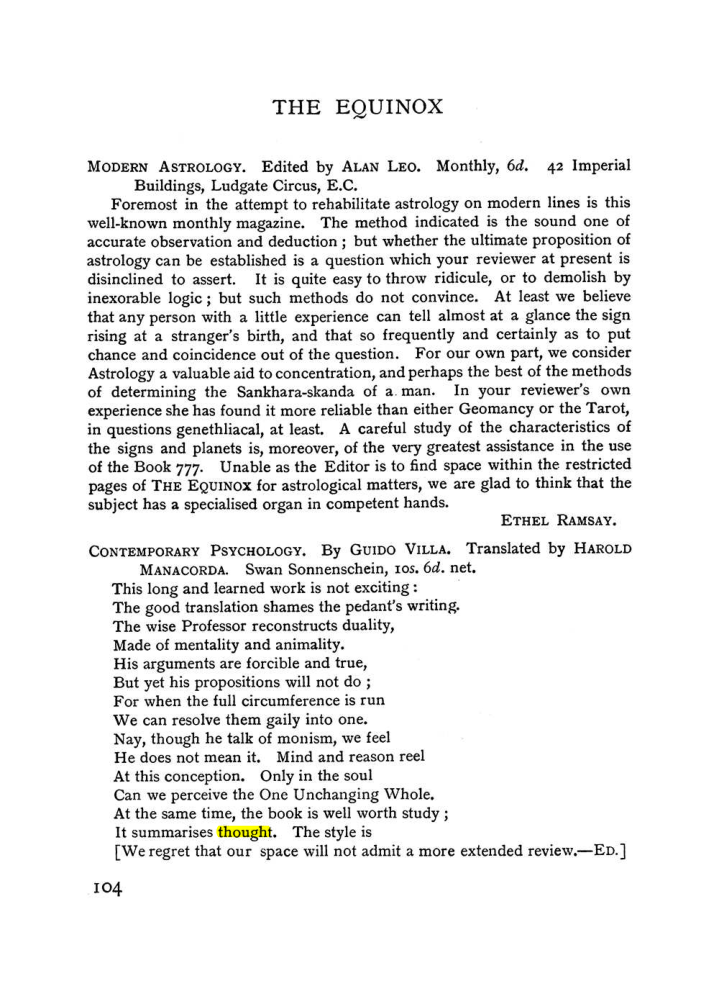 Original scan of The Equinox (Volume I, Number II), PDF page 114