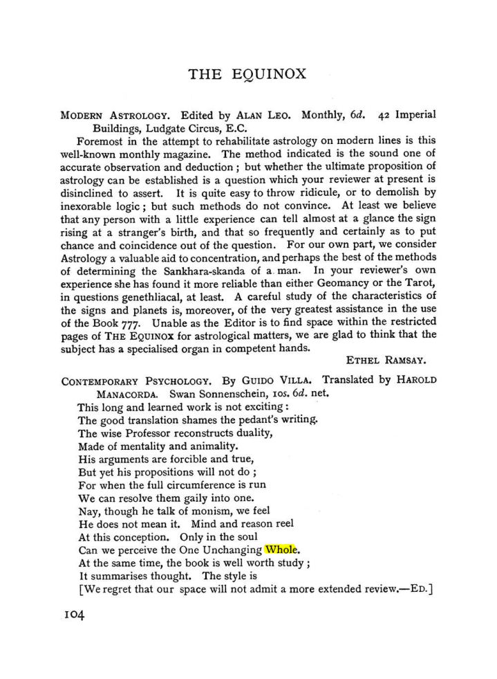 Original scan of The Equinox (Volume I, Number II), PDF page 114