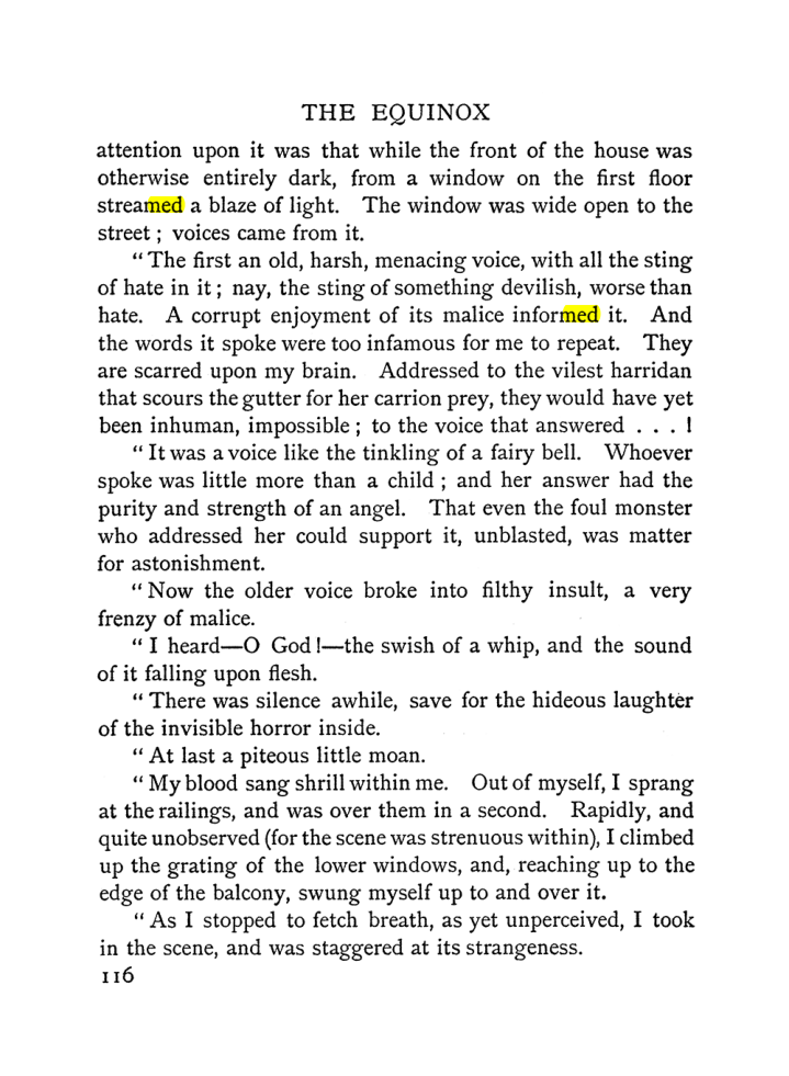 Original scan of The Equinox (Volume I, Number II), PDF page 126