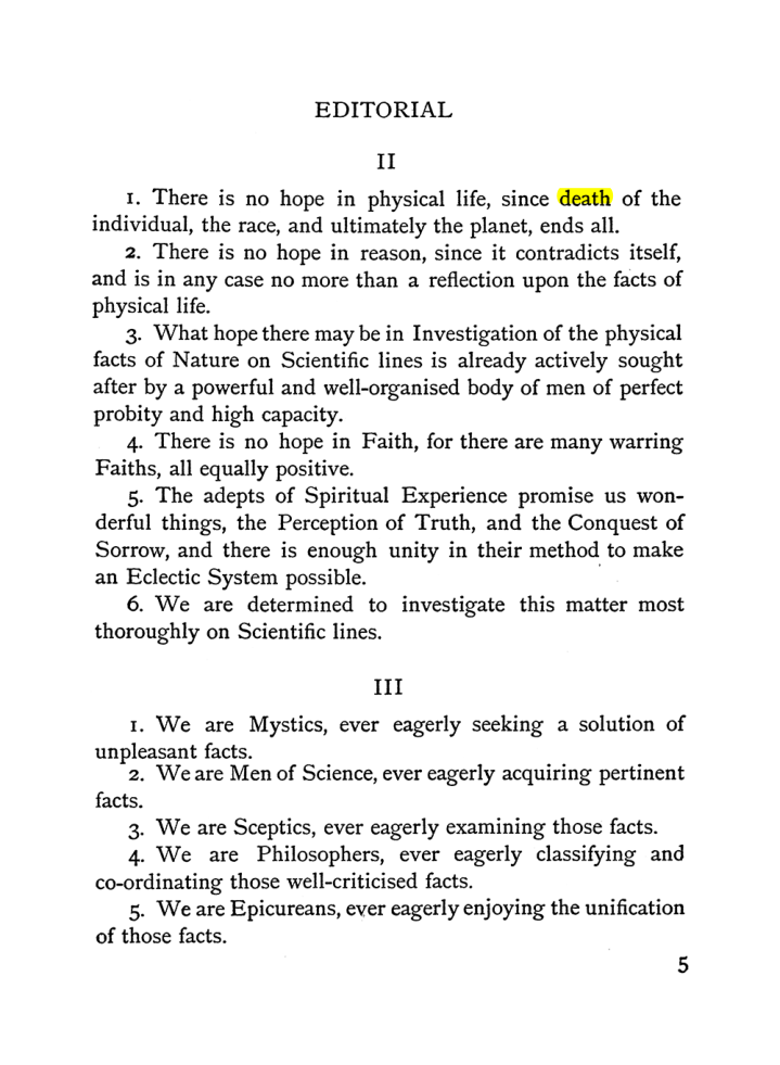 Original scan of The Equinox (Volume I, Number II), PDF page 13