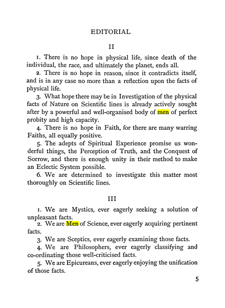 Original scan of The Equinox (Volume I, Number II), PDF page 13