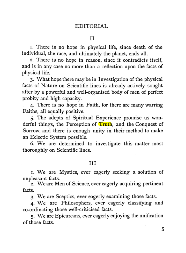 Original scan of The Equinox (Volume I, Number II), PDF page 13