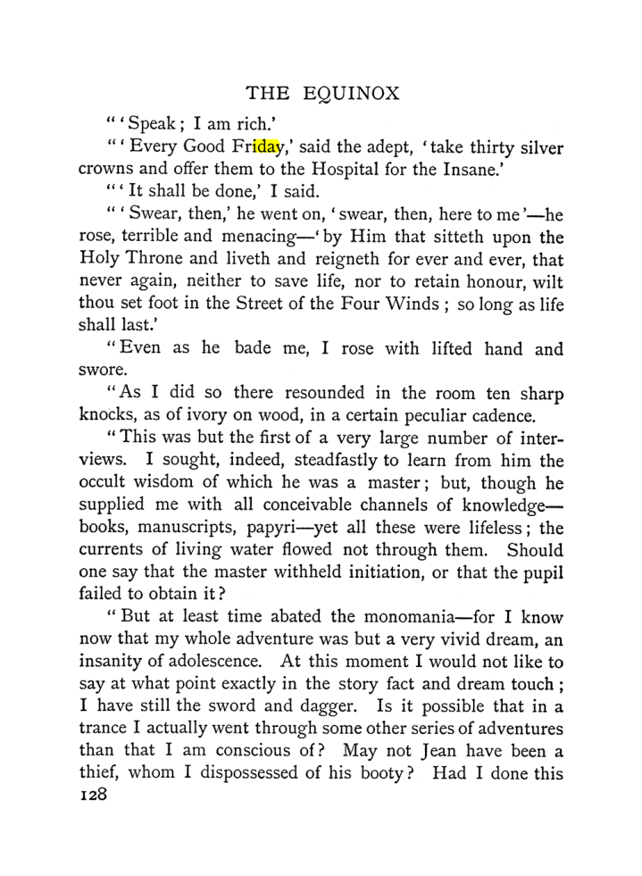 Original scan of The Equinox (Volume I, Number II), PDF page 138