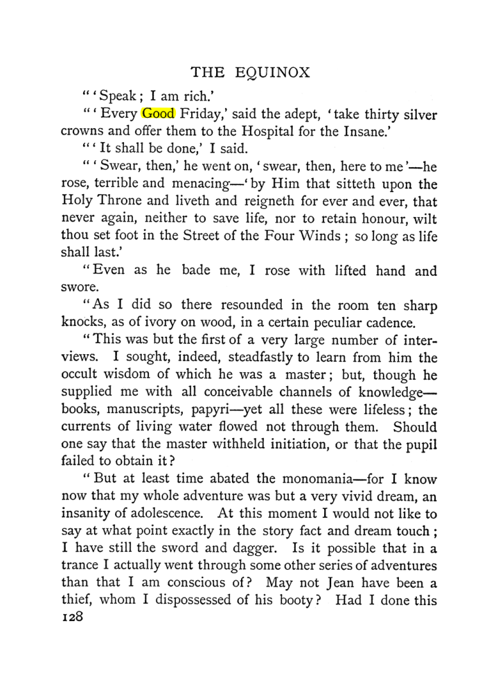 Original scan of The Equinox (Volume I, Number II), PDF page 138