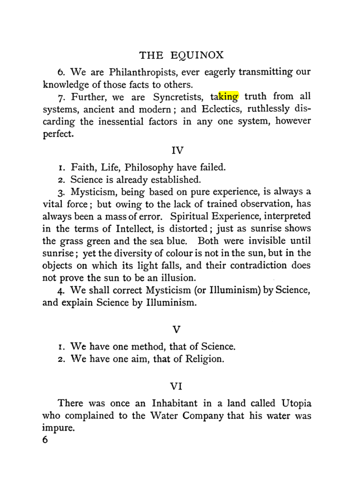 Original scan of The Equinox (Volume I, Number II), PDF page 14