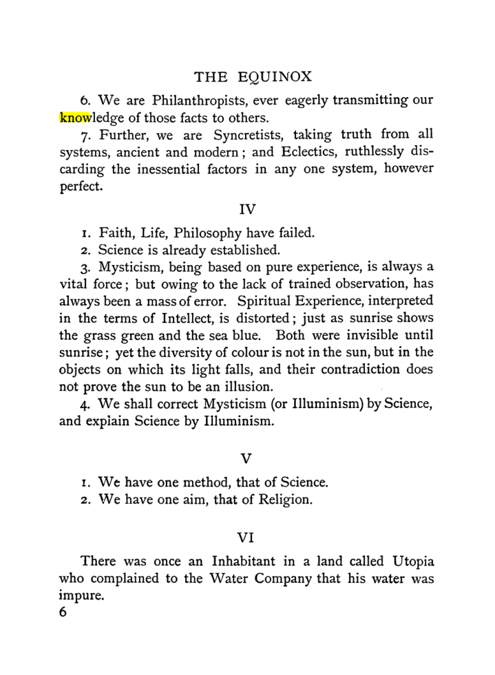 Original scan of The Equinox (Volume I, Number II), PDF page 14