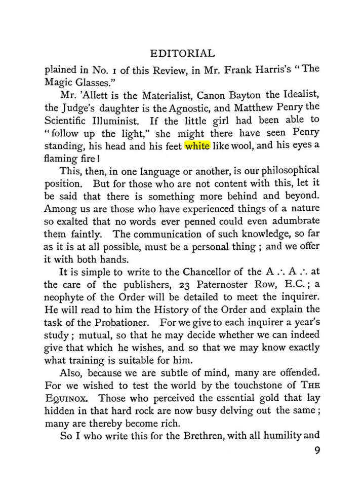 Original scan of The Equinox (Volume I, Number II), PDF page 17