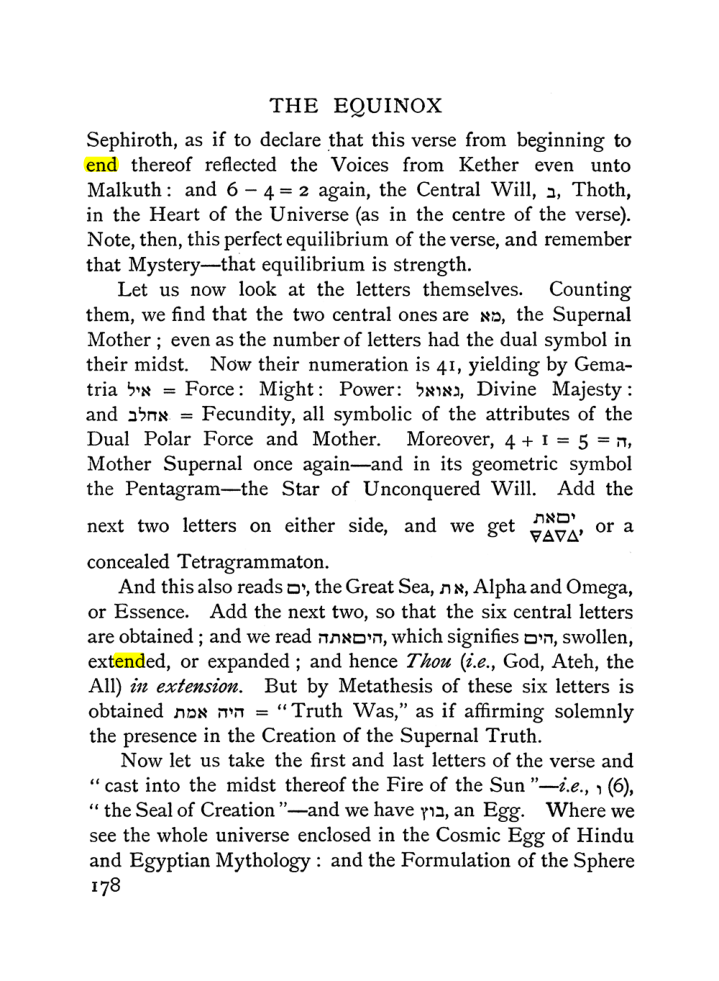 Original scan of The Equinox (Volume I, Number II), PDF page 188