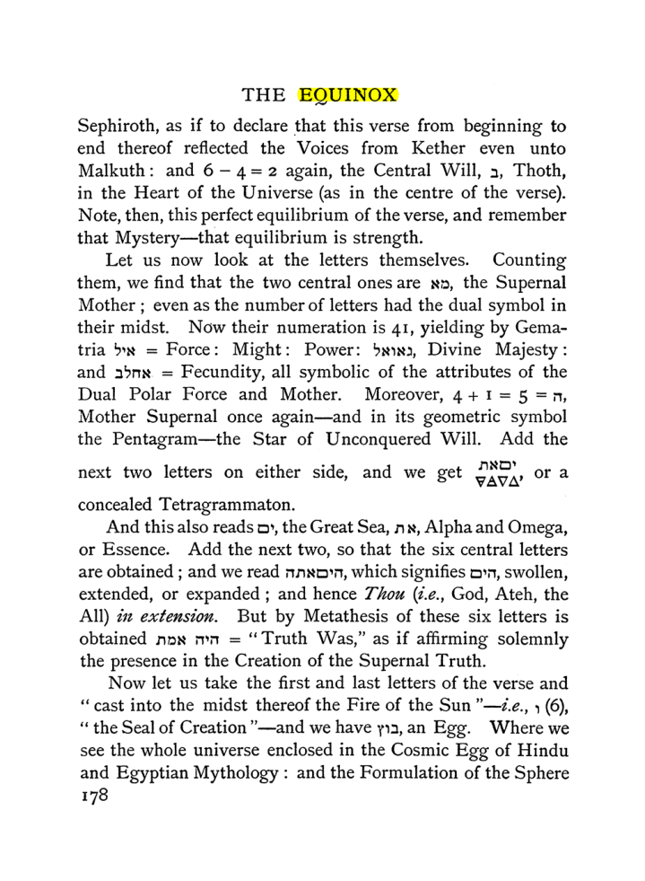 Original scan of The Equinox (Volume I, Number II), PDF page 188