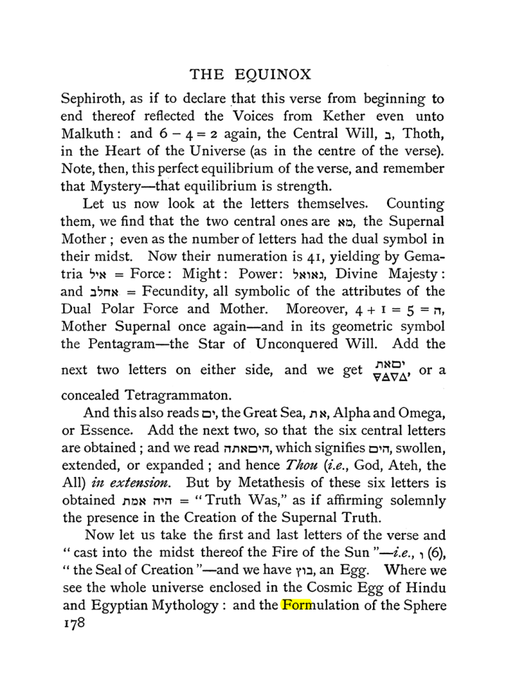 Original scan of The Equinox (Volume I, Number II), PDF page 188