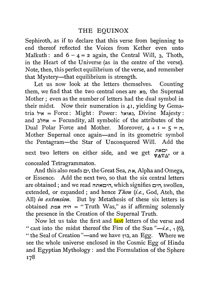 Original scan of The Equinox (Volume I, Number II), PDF page 188