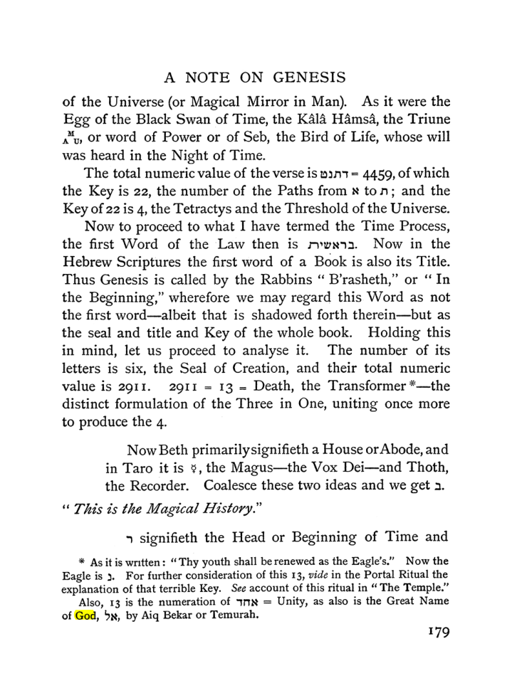Original scan of The Equinox (Volume I, Number II), PDF page 189