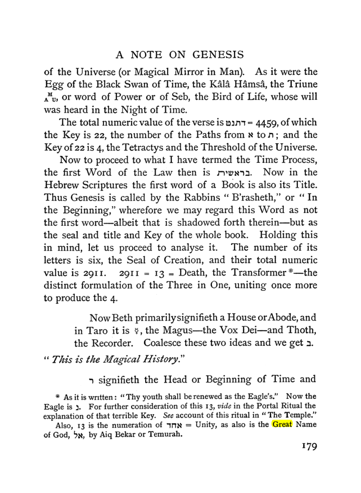 Original scan of The Equinox (Volume I, Number II), PDF page 189