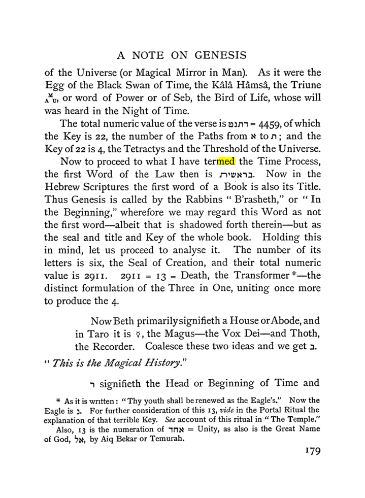 Original scan of The Equinox (Volume I, Number II), PDF page 189