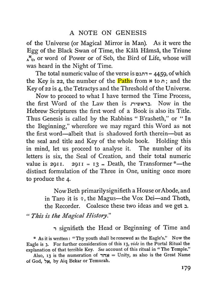 Original scan of The Equinox (Volume I, Number II), PDF page 189