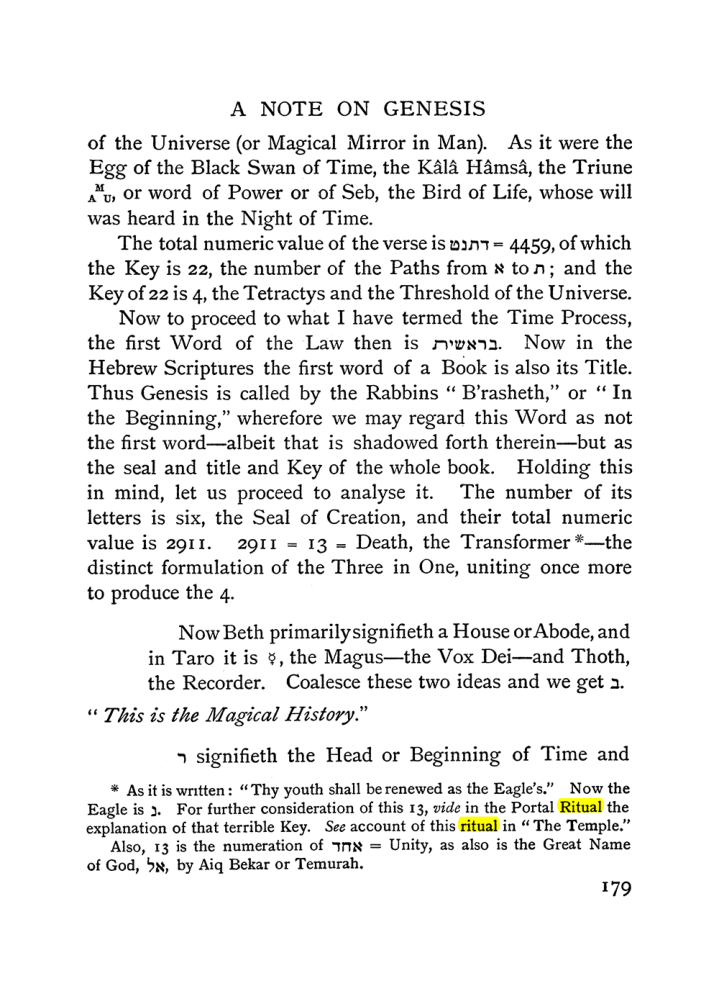 Original scan of The Equinox (Volume I, Number II), PDF page 189
