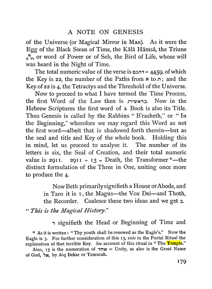Original scan of The Equinox (Volume I, Number II), PDF page 189