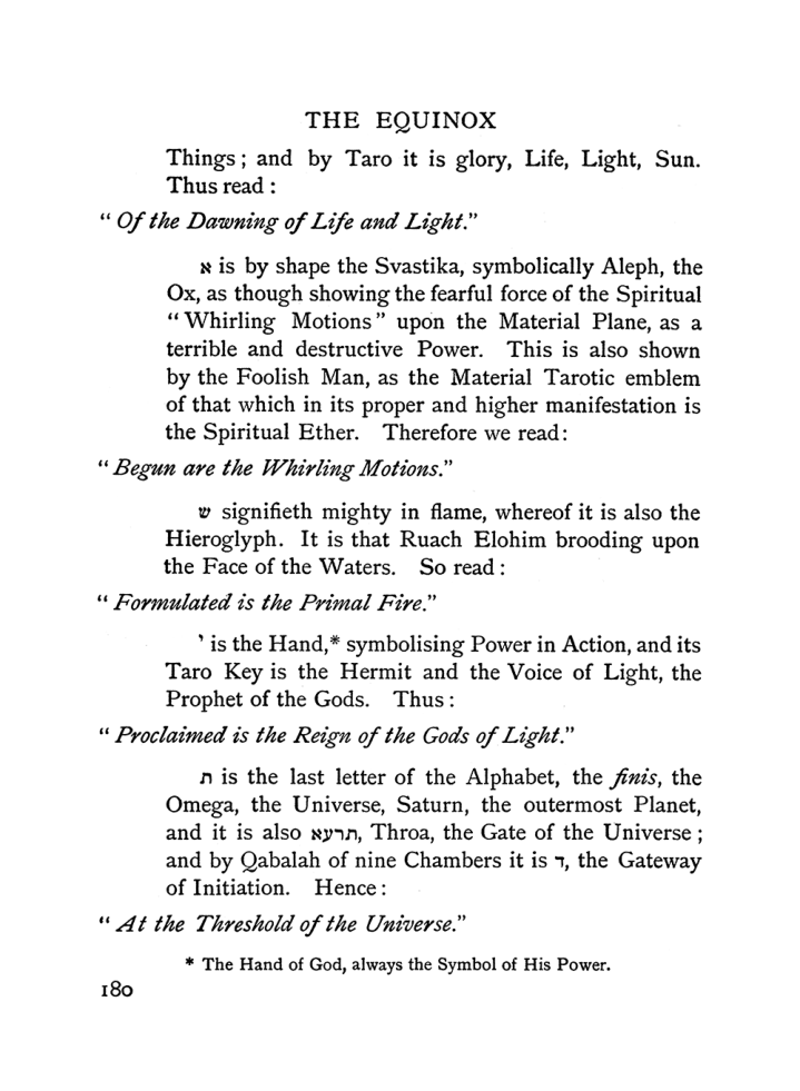 Original scan of The Equinox (Volume I, Number II), PDF page 190