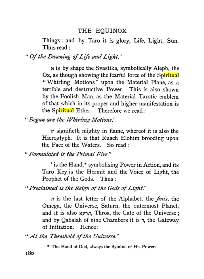 Original scan of The Equinox (Volume I, Number II), PDF page 190