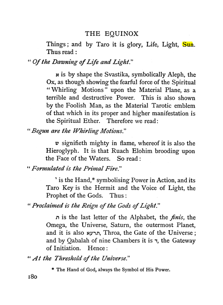 Original scan of The Equinox (Volume I, Number II), PDF page 190