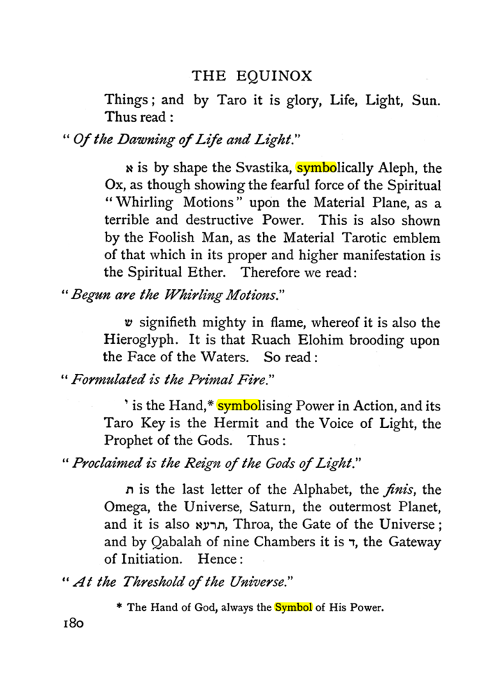 Original scan of The Equinox (Volume I, Number II), PDF page 190
