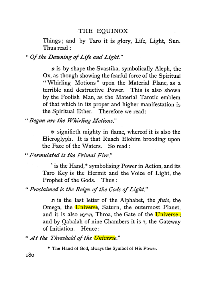 Original scan of The Equinox (Volume I, Number II), PDF page 190