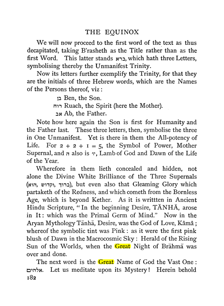 Original scan of The Equinox (Volume I, Number II), PDF page 192