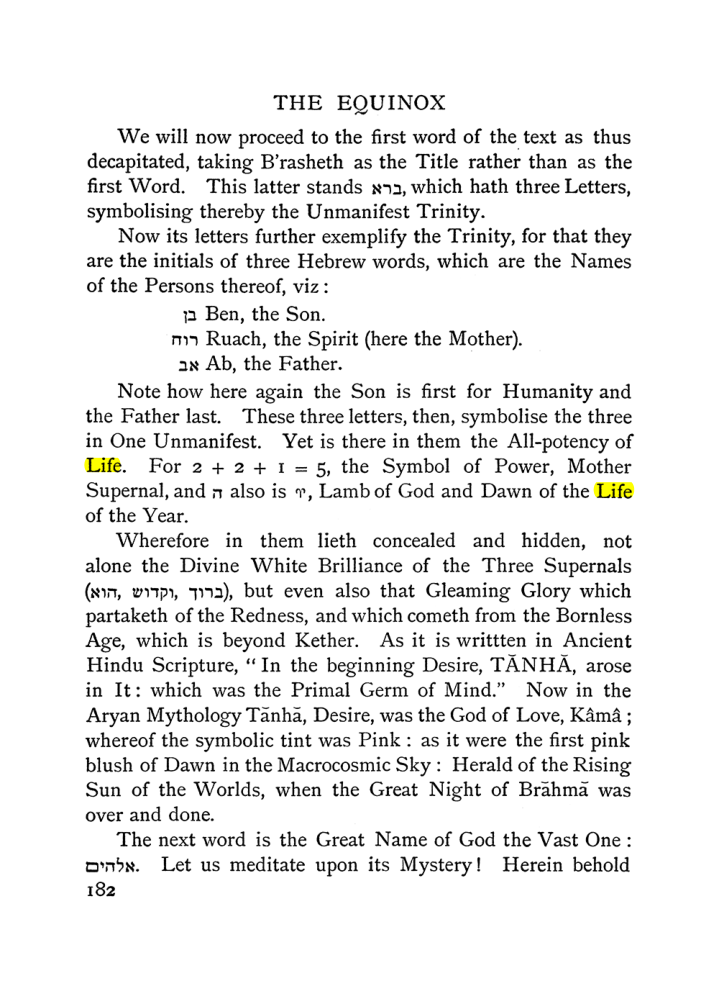 Original scan of The Equinox (Volume I, Number II), PDF page 192