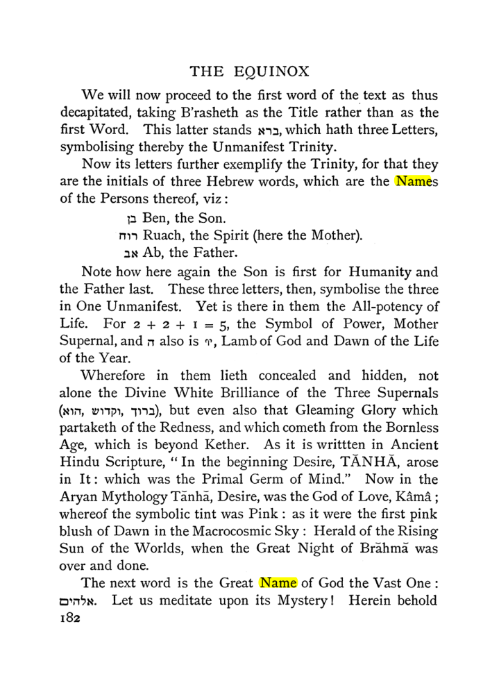 Original scan of The Equinox (Volume I, Number II), PDF page 192