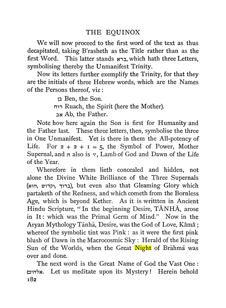 Original scan of The Equinox (Volume I, Number II), PDF page 192