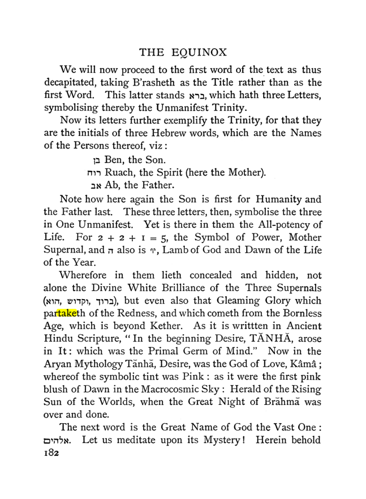 Original scan of The Equinox (Volume I, Number II), PDF page 192