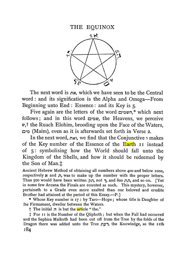 Original scan of The Equinox (Volume I, Number II), PDF page 194