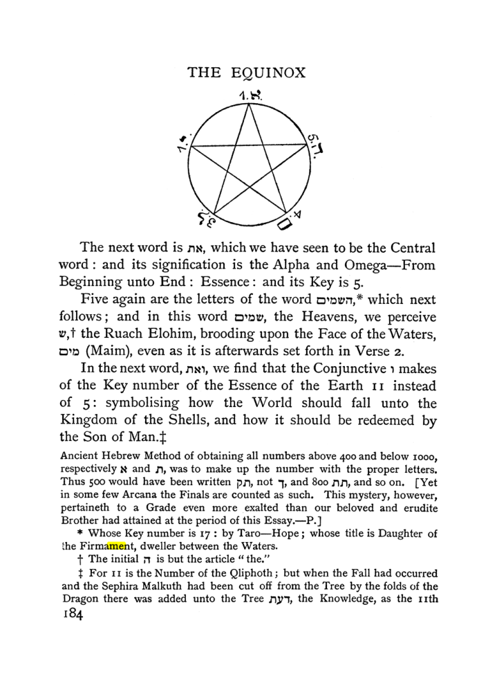 Original scan of The Equinox (Volume I, Number II), PDF page 194