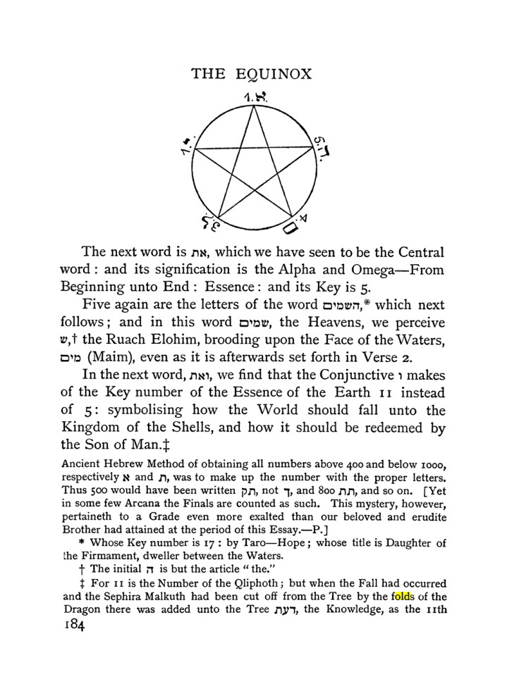 Original scan of The Equinox (Volume I, Number II), PDF page 194