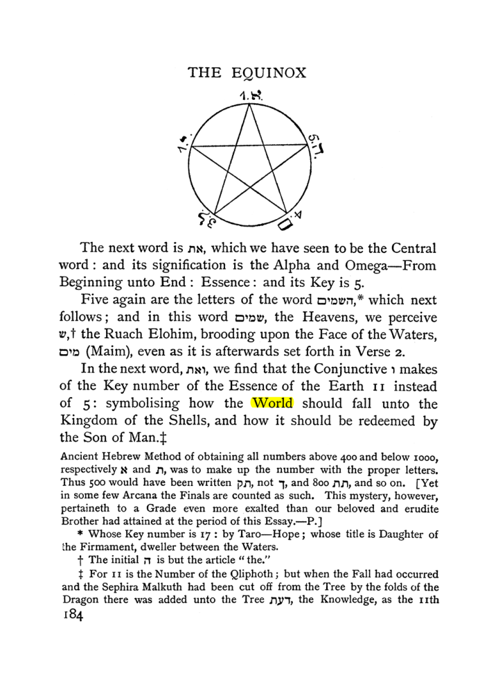 Original scan of The Equinox (Volume I, Number II), PDF page 194
