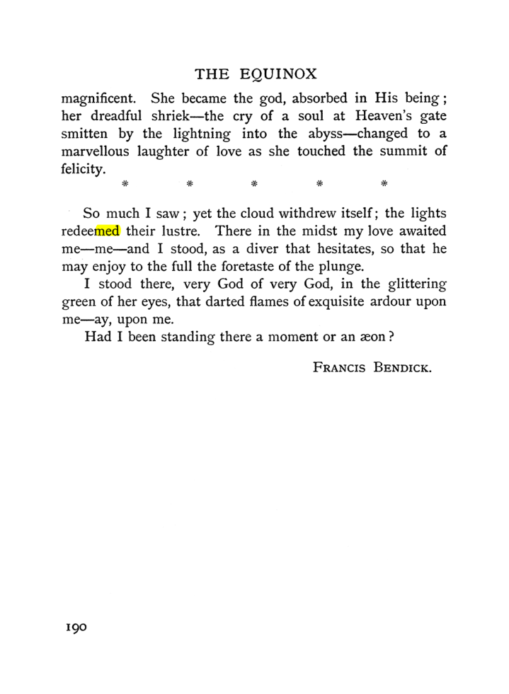 Original scan of The Equinox (Volume I, Number II), PDF page 200