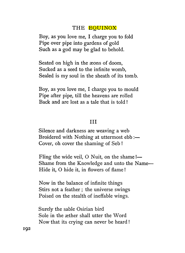 Original scan of The Equinox (Volume I, Number II), PDF page 202
