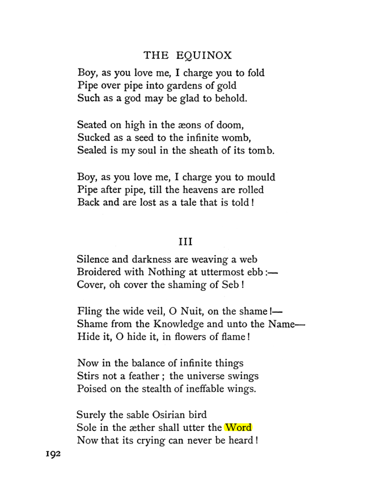 Original scan of The Equinox (Volume I, Number II), PDF page 202