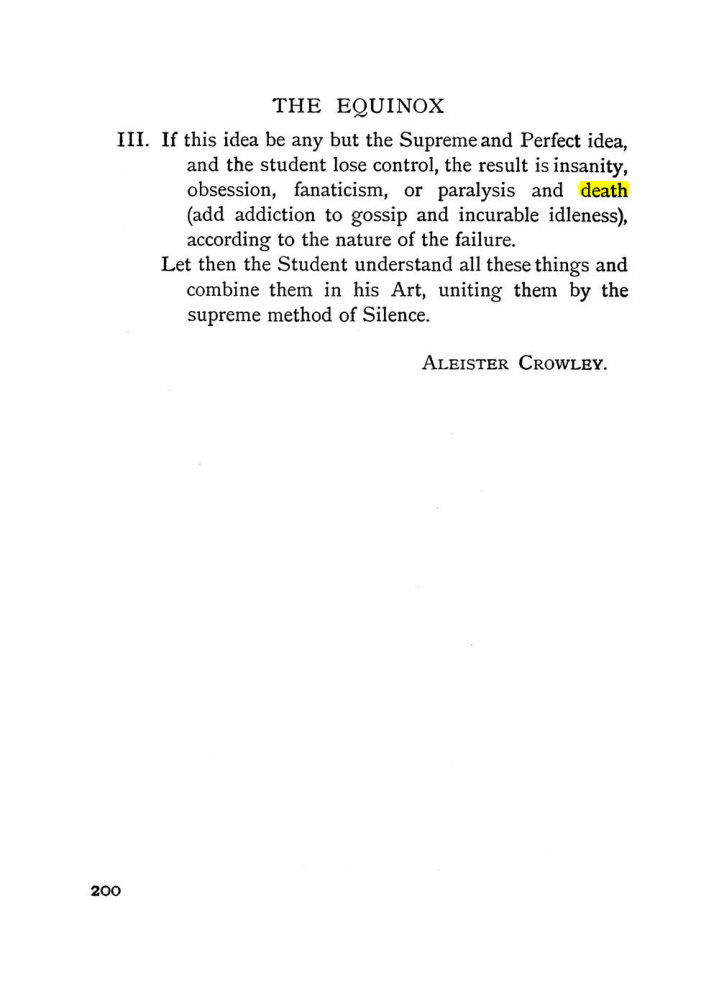 Original scan of The Equinox (Volume I, Number II), PDF page 210