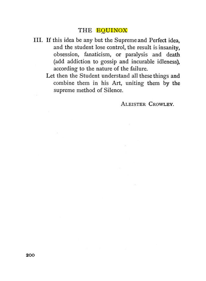 Original scan of The Equinox (Volume I, Number II), PDF page 210