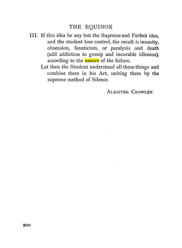 Original scan of The Equinox (Volume I, Number II), PDF page 210