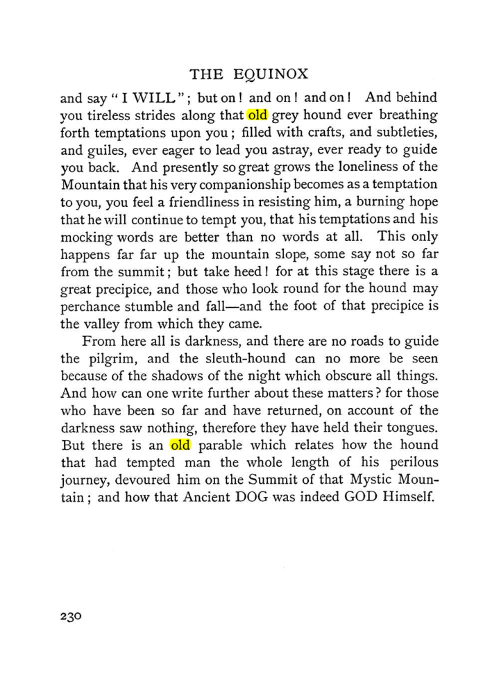 Original scan of The Equinox (Volume I, Number II), PDF page 238