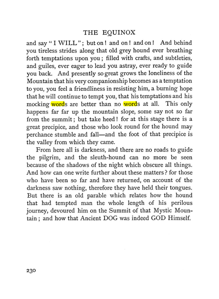 Original scan of The Equinox (Volume I, Number II), PDF page 238