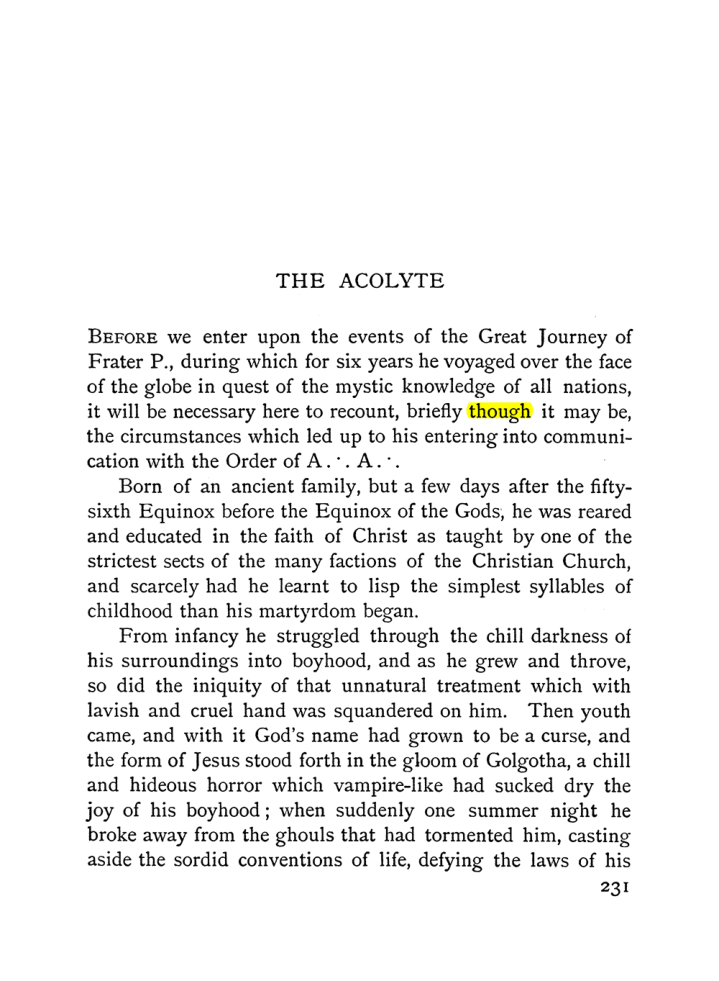 Original scan of The Equinox (Volume I, Number II), PDF page 239
