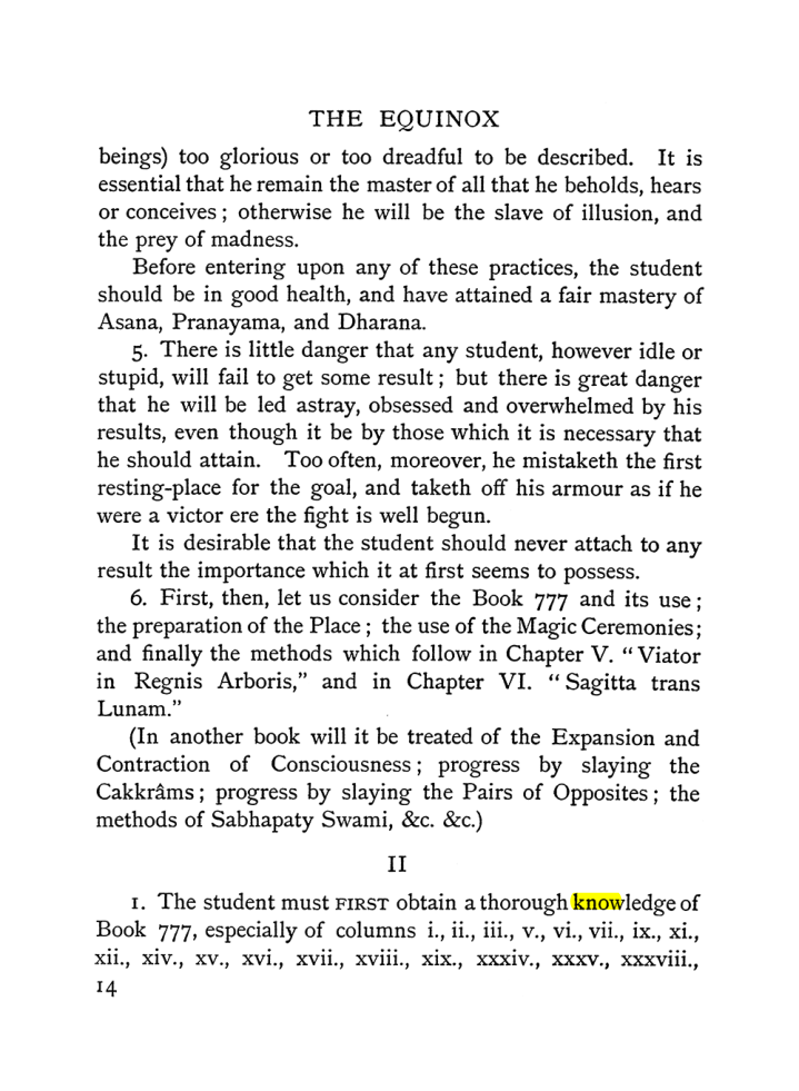 Original scan of The Equinox (Volume I, Number II), PDF page 24