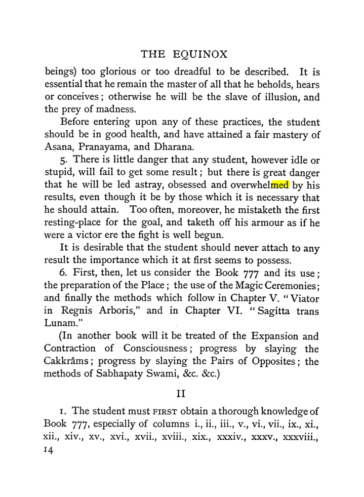 Original scan of The Equinox (Volume I, Number II), PDF page 24